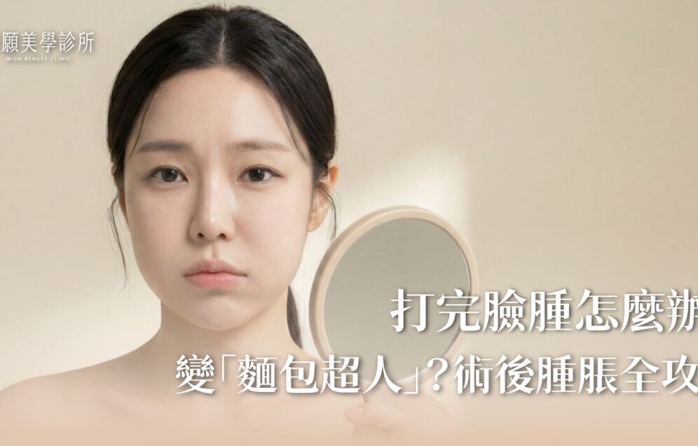 打完音波變「麵包超人」？臉腫怎麼辦？術後消腫與保養全攻略